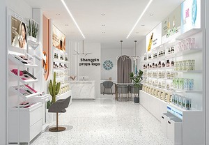 Espositori Moderni a LED per Negozi di Occhiali, Personalizzati Marrone/Bianco, Soluzioni Complete Intelligenti per Tutti i Negozi - Product Image 6