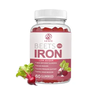 Organic Iron Beet Root Gummies Vegan Iron Gummies Carbonyl Supplement for healthy energy