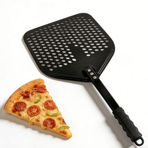 Últimos Gadgets de Cocina: <span class=keywords><strong>Pala</strong></span> <span class=keywords><strong>para</strong></span> <span class=keywords><strong>Pizza</strong></span> Perforada con Mango Giratorio Cuadrado de 120 cm, <span class=keywords><strong>Pala</strong></span> Giratoria de Acero Inoxidable con Cortadores - Product Image 3
