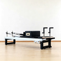 Machine de Pilates Reformer en alliage d'aluminium CNC, équipement de fitness Pilates à rail de précision CNC semi-surélevé