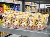 Coupelle individuelle de chocolat à tremper avec bâtonnets de biscuits croustillants pour enfants – Saveur d'enfance, plaisir garanti