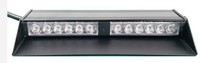 Barra de luces de advertencia estroboscópica de emergencia con visera de tablero LED de 12 voltios con ventosa