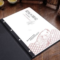 Porte-menu en cuir PU pour restaurant, impression de menu, porte-menu personnalisé