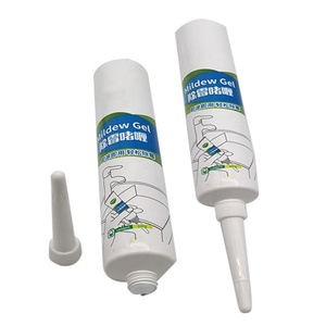 OEM PE tubo di plastica con ugello lungo per <span class=keywords><strong>mastice</strong></span> acrilico sigillante Silicone verniciabile calafataggio riempitivo per parete e finestra di riparazione - Product Image 1