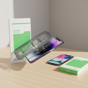 Pellicola Protettiva in Vetro Temperato HD a <span class=keywords><strong>Schermo</strong></span> Intero per <span class=keywords><strong>iPhone</strong></span> 15 con Strumento di Installazione - Vendita all'Ingrosso - Product Image 1