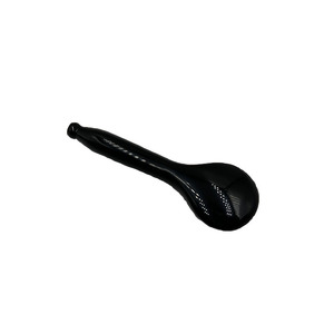 Venta caliente Natural Black Jade Roller Stone Gua Sha Cuchara Blanqueamiento Reflexología facial Masaje ocular Pluma de spa para pies - Product Image 2