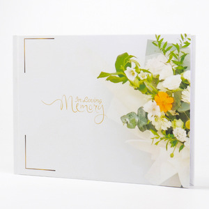Celebrazione della memoria del <span class=keywords><strong>libro</strong></span> degli ospiti del <span class=keywords><strong>libro</strong></span> degli ospiti con il funerale di condoglianze commemorative personalizzate per la stampa di fabbrica - Product Image 5