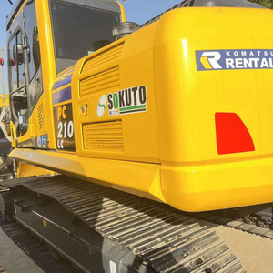 Excavadora Komatsu PC210LC Usada para Construcción Pesada y Minería, Incluye Motor, Caja de Cambios, Bomba de Engranajes, Rodamientos, PLC, 21 Toneladas - Product Image 2