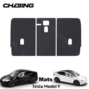 Bonne qualité tous temps pour Tesla modèle Y couverture de siège arrière tapis de <span class=keywords><strong>protection</strong></span> tapis de sol en <span class=keywords><strong>caoutchouc</strong></span> tapis de <span class=keywords><strong>coffre</strong></span> pour <span class=keywords><strong>voiture</strong></span> - Product Image 6