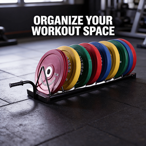 VIGFIT Carro Premium para Discos de Pesas, Soporte Rodante para Almacenamiento de Discos, Organizador de Gimnasio para Entrenamiento - Product Image 4