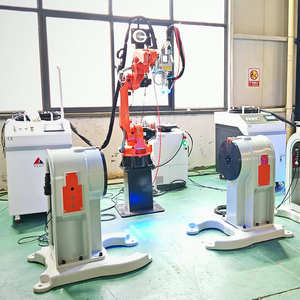 Station de soudage <span class=keywords><strong>laser</strong></span> robotisée à 6 axes pour tubes en acier en H et aluminium, avec rail au sol et système de suivi des joints - Product Image 1