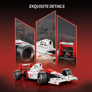 Reobrix 11039, Juego de Bloques de Construcción de Auto de Carreras, Ladrillos ABS, Modelo MOC, Rompecabezas, Juguetes de Construcción para Niños, Regalos de <span class=keywords><strong>Navidad</strong></span> - Product Image 5