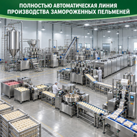 Ligne de production automatique de raviolis pour Pelmeni, Vareniki, Manti, Khinkali, Buuzy avec moules de formage interchangeables