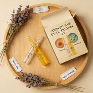 Kit <span class=keywords><strong>de</strong></span> Suero Anticaída del <span class=keywords><strong>Cabello</strong></span> <span class=keywords><strong>de</strong></span> 5 ml <span class=keywords><strong>para</strong></span> Uso Doméstico, Ácido Hialurónico Orgánico, Base Herbal, <span class=keywords><strong>Colágeno</strong></span>, Multipéptidos, Set Capilar - Product Image 5