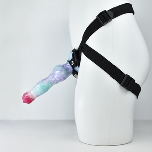 Meilleures ventes : Godemiché en silicone à nouer, Godemiché nœud de chien, Pénis réaliste, Jouet sexuel avec ceinture à taille réglable, Godemiché portable - Product Image 2