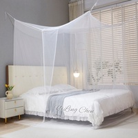 Moustiquaire double pliable rectangulaire pour chambre à coucher avec une porte, 180x160x150cm, vente en gros