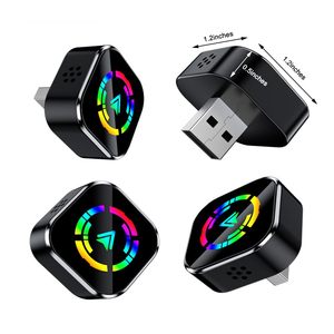 Adaptateur CarPlay sans fil USB, mini récepteur audio stéréo portable 1,2x1,2x0,5 pouces pour voiture universelle - Product Image 1