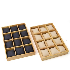 Wholesale19 High Quality 19 & 12 Slot Wooden <b>Watch</b> Bracelet Display Box Premium Jewelry Container Packaging - Product Image 2