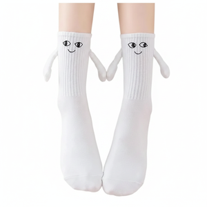 Couple's Breathable and <b>Warm</b> Jacquard <b>Socks</b> with Custom Logo Novelty Print Design for Daily Use for All Seasons - Product Image 2