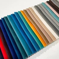 Tissu chenille uni teint pour canapé, textile de rembourrage doux pour coussin de chaise, rideau et fournitures de mobilier