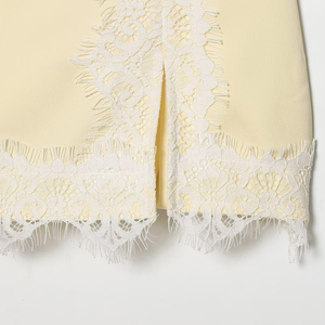 PB&ZA <span class=keywords><strong>Femme</strong></span> 2026 Nouvelle Collection Été – Short <span class=keywords><strong>Chic</strong></span> et Décontracté avec Dentelle, Taille Haute, Couleur Unie pour <span class=keywords><strong>Femme</strong></span> - Product Image 4
