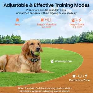 Système de clôture GPS Pyrodum pour chien, portée de 25 à 999 yards, suivi en temps réel, encadrement des animaux, sécurité extérieure - Product Image 4