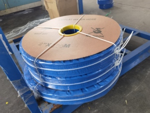 Manguera Plana de PVC WP 4bar de la Mejor Calidad, Azul, para Descarga de Agua, 4, 6 y 8 Pulgadas, Manguera Plana de PVC de 3 Pulgadas - Product Image 3