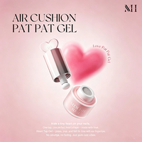 Kit de gel pour ongles MengHE 24 couleurs Air Cushion Pat Pat, gel UV doux, dégradé pastel macaron, gel de coloration rapide One Tap