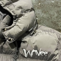 Veste d'hiver pour homme, personnalisée avec logo de marque, étiquette personnelle, fabricant de luxe, veste matelassée en duvet