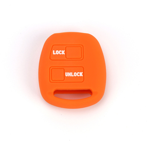 Múltiples opciones de color suave al tacto protector de silicona inteligente 3 botones cubierta de llave de coche - Product Image 5