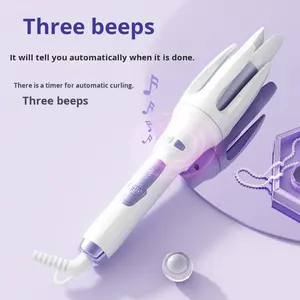 Rizador <span class=keywords><strong>de</strong></span> temperatura LED completamente automático <span class=keywords><strong>de</strong></span> cerámica <span class=keywords><strong>de</strong></span> 32mm, estilo <span class=keywords><strong>de</strong></span> larga duración no dañino para <span class=keywords><strong>rizos</strong></span> <span class=keywords><strong>de</strong></span> ondas grandes eléctricos - Product Image 2