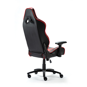 เก้าอี้เกมดีไซน์ตามหลักสรีรศาสตร์ของแท้พร้อมพนักพิงศีรษะสีแดง - Product Image 4