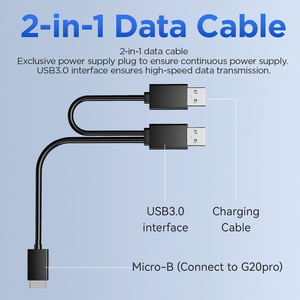 Eaget G20pro Ổ Cứng Chống Sốc 2.5 Inch HDD Máy Tính Để Bàn Màu Đen ABS Màu Xám Disques Disco Duro Bên Ngoài Đĩa Cứng 1Tb USB3.0 Cho PC - Product Image 4