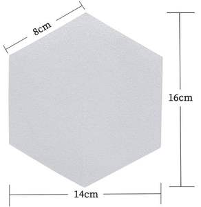 Transparent Hexagon Surfboard Protective <strong>Sticker</strong> <strong>Surfing</strong> Board Grip Tread Non-slip <strong>Stickers</strong> - Product Image 2