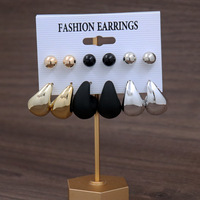 Boucles d'oreilles pendantes haut de gamme HL pour femme, tendance, multicolores, en plastique, en forme de goutte d'eau, cadeau de fête, accessoire de mode