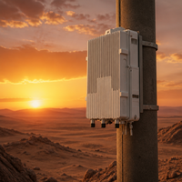 Estación Base 5G GNB para Exteriores, Impermeable IP65, 2x5W 2x3W, Multibanda N48 N78 100MHz, GNodeB NR Integrado para Entornos Hostiles