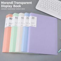 Classeur de présentation A4, classeur de documents transparent, pochettes transparentes, dossier d'archives de grande capacité, fournitures de bureau multifonctions pour étudiants