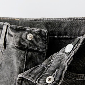 2025 haut de gamme gris taille haute garçons jean ample et confortable Denim pantalon enfants décontracté Style droit respirant conception - Product Image 3