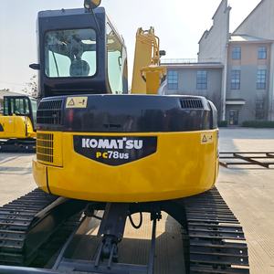 Excavatrice hydraulique Komatsu PC78US d'occasion avec moteur et pompe, poids opérationnel de 7 tonnes, excellentes performances, prix avantageux, à vendre - Product Image 3