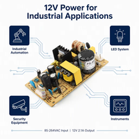 Alimentation industrielle à découpage à cadre ouvert 25W à double sortie 110V 220V AC 5V 12V 15V 24V DC, alimentation industrielle simple