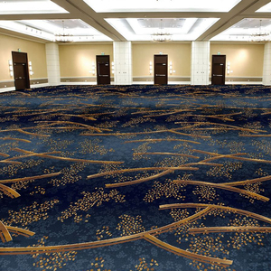 Moquette Commerciale in Nylon per <span class=keywords><strong>Scale</strong></span> e Hotel, Resistente alle Macchie, Antistatica, Stampata per Corridoi e Sale Banchetti - Product Image 1