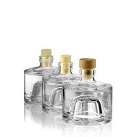 Botol Kaca Mini Tumpuk 250ml dari Cina, Botol Kosong untuk Gin/Liquor
