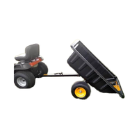 2025 EU populaire promotionnel petite remorque à benne basculante ATV remorque utilitaire de jardin avec fonction de basculement à faible quantité minimale de commande