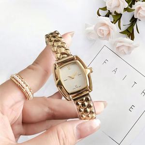 Montre pour femme avec boîtier en alliage de style professionnel et bracelet en acier inoxydable -jing - Product Image 5