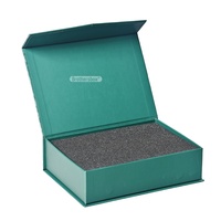 Boîte magnétique en carton mat biodégradable, faite à la main, emballage personnalisé de luxe pour les produits de beauté et de soins de la peau, avec insert