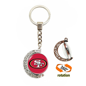 Nouvel Arrivage en Gros Porte-clés Logo Équipe de Football Américaine Double Face Time Stone Crescent 32 Porte-clés Équipe <span class=keywords><strong>NFL</strong></span> - Product Image 3