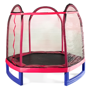 Trampolín <span class=keywords><strong>Saltarin</strong></span> de Primera Calidad para Exteriores con Red de Protección, Construcción de PVC y Polipropileno para Niños y Niñas - Product Image 4
