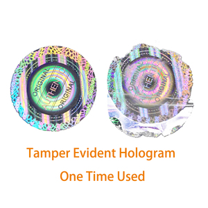 Etiqueta de seguridad holográfica 3D, círculo Original de 20x20mm, garantía auténtica, holograma holográfico dorado, número de serie, 100 Uds. - Product Image 4
