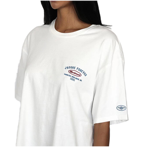 Camiseta de Algodón Orgánico Bordada para Mujer, Personalizada, Casual, Premium - Product Image 1
