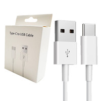 Harga Grosir Kabel Pengisian Daya TPE USB a ke USB C Kabel Data Pengisian Daya Tipe C Dengan KOTAK untuk Samsung Xiaomi Google